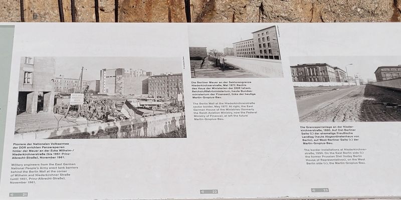 Baudenkmal Berliner Mauer / Berlin Wall Monument. Click for full size. Baudenkmal Berliner Mauer / Berlin Wall Monument image. Click for full size.