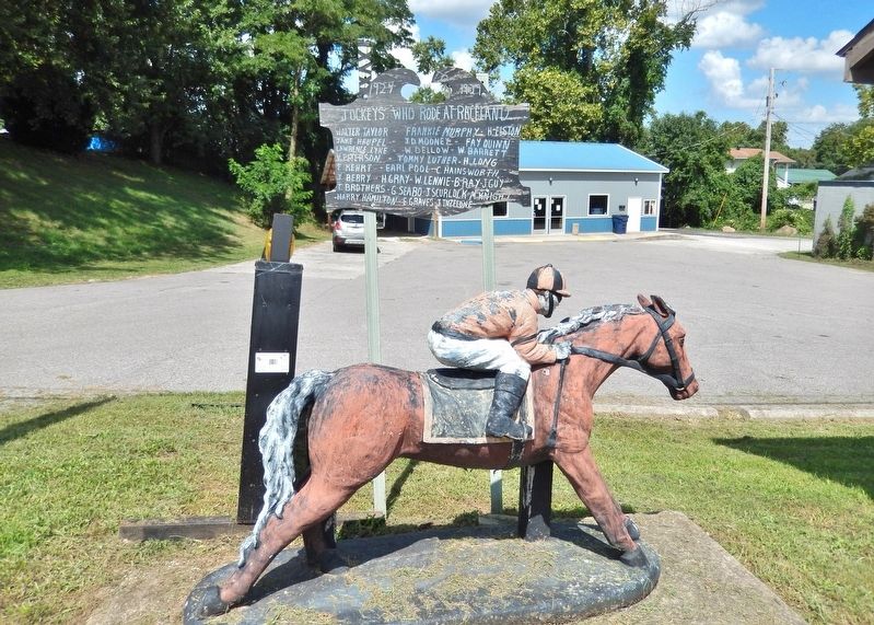 Jockeys Who Rode at Raceland Marker. Click for full size. Jockeys Who Rode at Raceland Marker image. Click for full size.