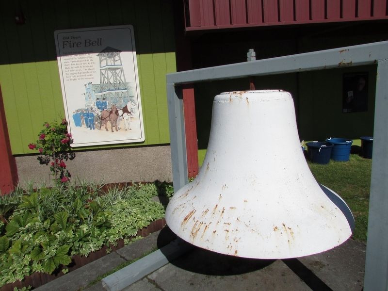 Old Town Fire Bell Marker. Click for full size. Old Town Fire Bell Marker image. Click for full size.