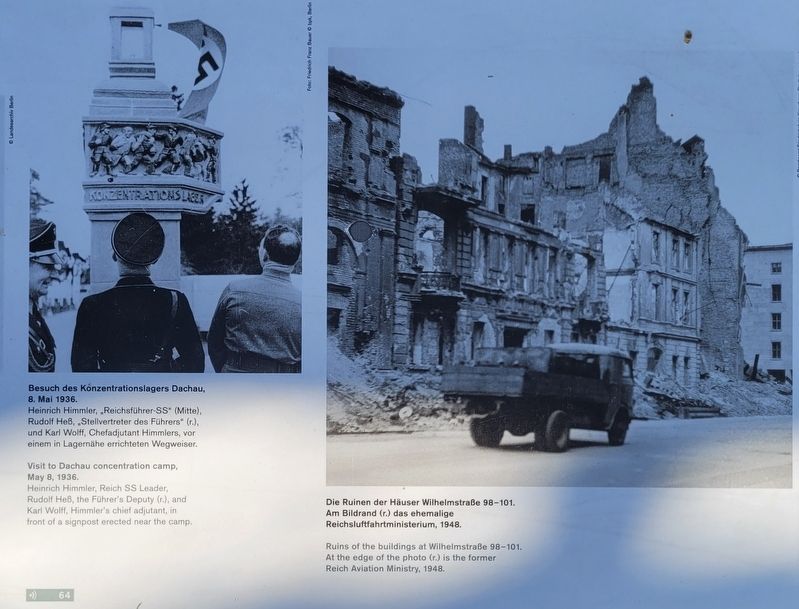Dienststellen von Gestapo und SS / Gestapo and SS Offices Marker. Click for full size. Dienststellen von Gestapo und SS / Gestapo and SS Offices Marker image. Click for full size.