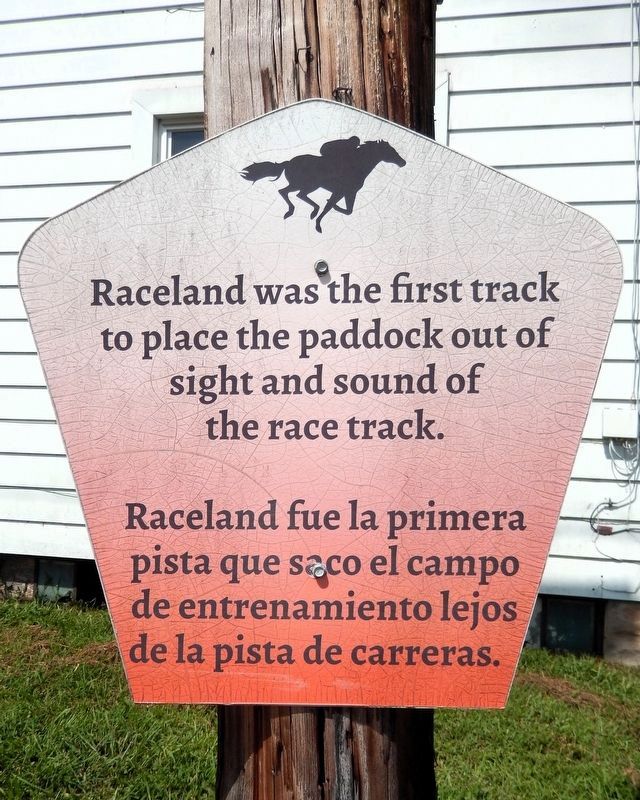Raceland Marker. Click for full size. Raceland Marker image. Click for full size.