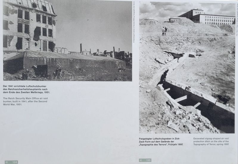 NS-Luftschutzbauten / Nazi Air Raid Protection Structures Marker. Click for full size. NS-Luftschutzbauten / Nazi Air Raid Protection Structures Marker image. Click for full size.