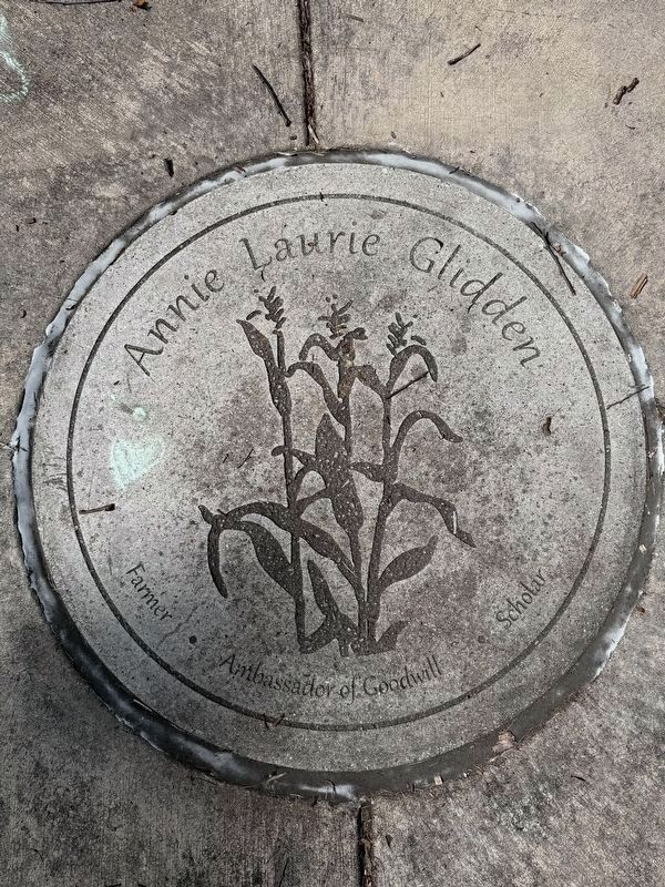 Annie Laurie Garden Cement Marker. Click for full size. Annie Laurie Garden Cement Marker image. Click for full size.