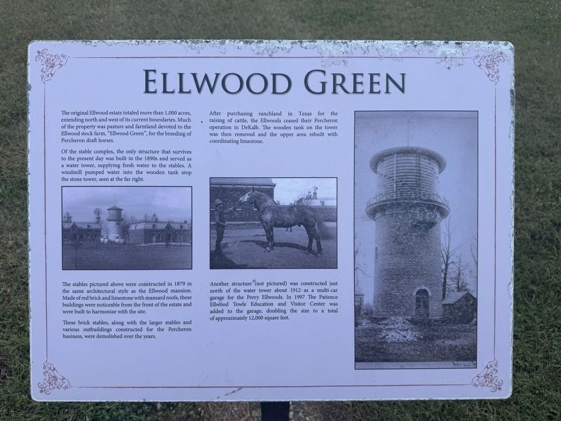 Ellwood Green Marker. Click for full size. Ellwood Green Marker image. Click for full size.