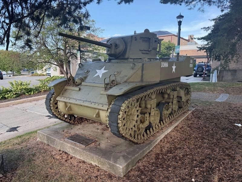 Veterans Memorial Tank: Donna. Click for full size. Veterans Memorial Tank: Donna image. Click for full size.