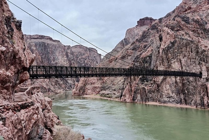 Kaibab Trail Suspension Bridge image. Click for full size.