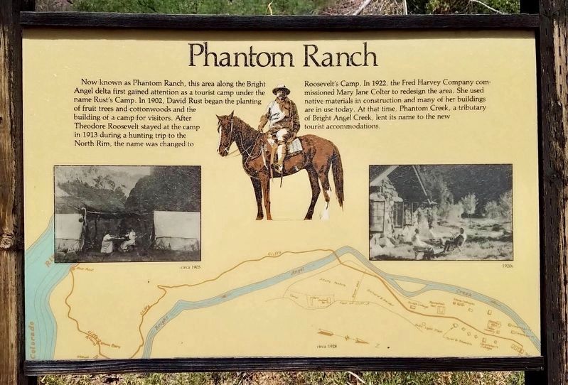 Phantom Ranch Marker. Click for full size. Phantom Ranch Marker image. Click for full size.