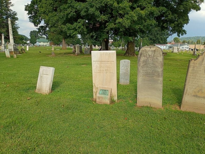 Dr. Jonas Safford Marker. Click for full size. Dr. Jonas Safford Marker image. Click for full size.