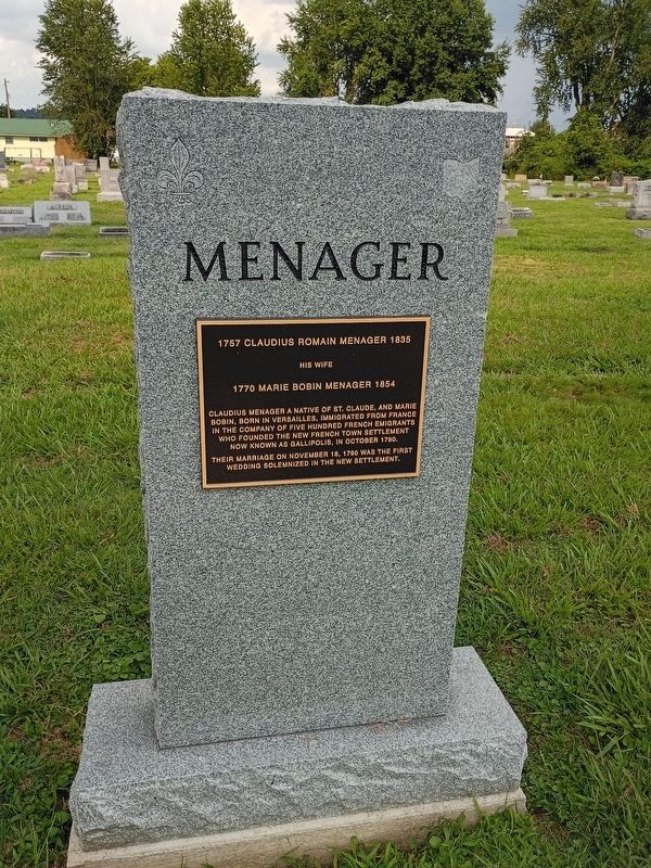 Menager Marker. Click for full size. Menager Marker image. Click for full size.