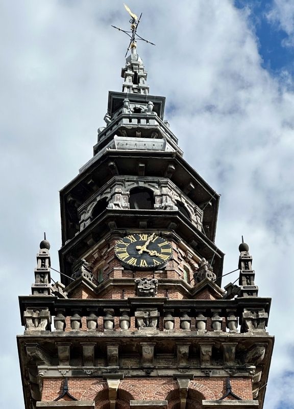 Nieuwe Kerk - tower detail. Click for full size. Nieuwe Kerk - tower detail image. Click for full size.