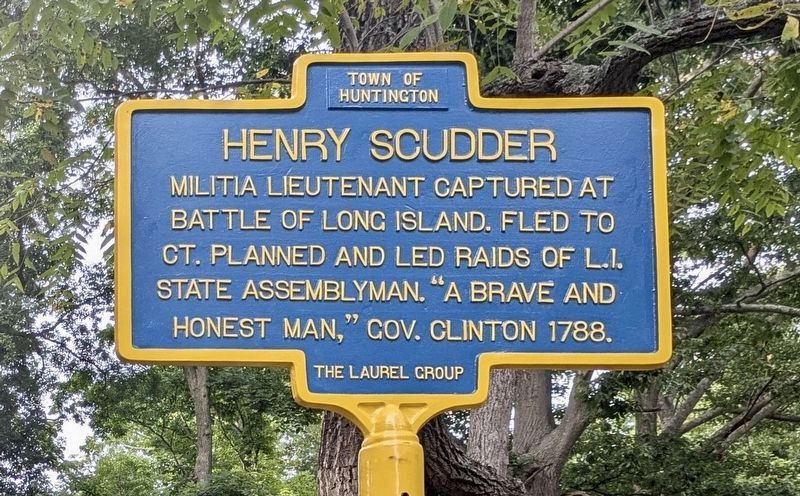 Henry Scudder Marker. Click for full size. Henry Scudder Marker image. Click for full size.