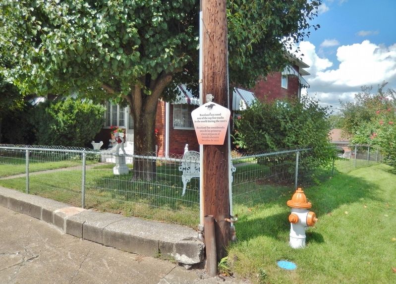 Raceland Marker. Click for full size. Raceland Marker image. Click for full size.