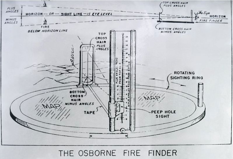 Marker Detail - Osborne Fire Finder. Click for full size. Marker Detail - Osborne Fire Finder image. Click for full size.