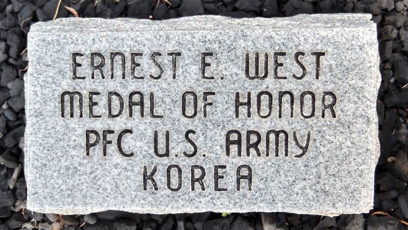 Ernest E. West Memorial. Click for full size. Ernest E. West Memorial image. Click for full size.