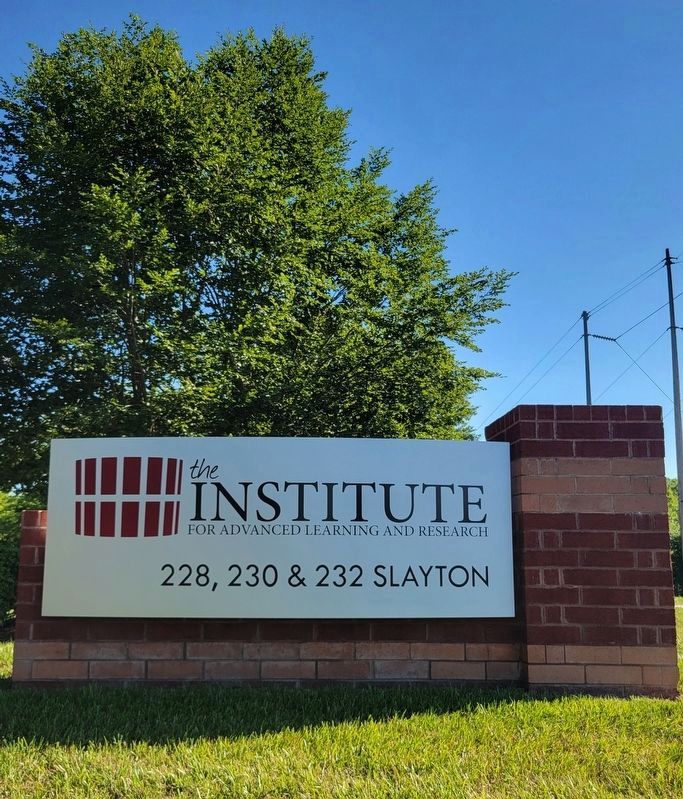 Institute for Advanced Learning & Research. Click for full size. Institute for Advanced Learning & Research image. Click for full size.