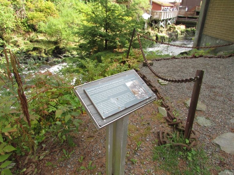 Ketchikan has a strong history of community service Marker. Click for full size. Ketchikan has a strong history of community service Marker image. Click for full size.