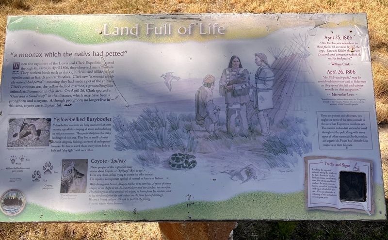 Land Full of Life Marker. Click for full size. Land Full of Life Marker image. Click for full size.