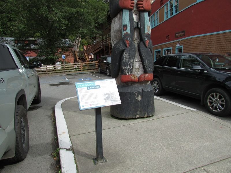 Chief Johnson Kootéeyaa Marker. Click for full size. Chief Johnson Kootéeyaa Marker image. Click for full size.