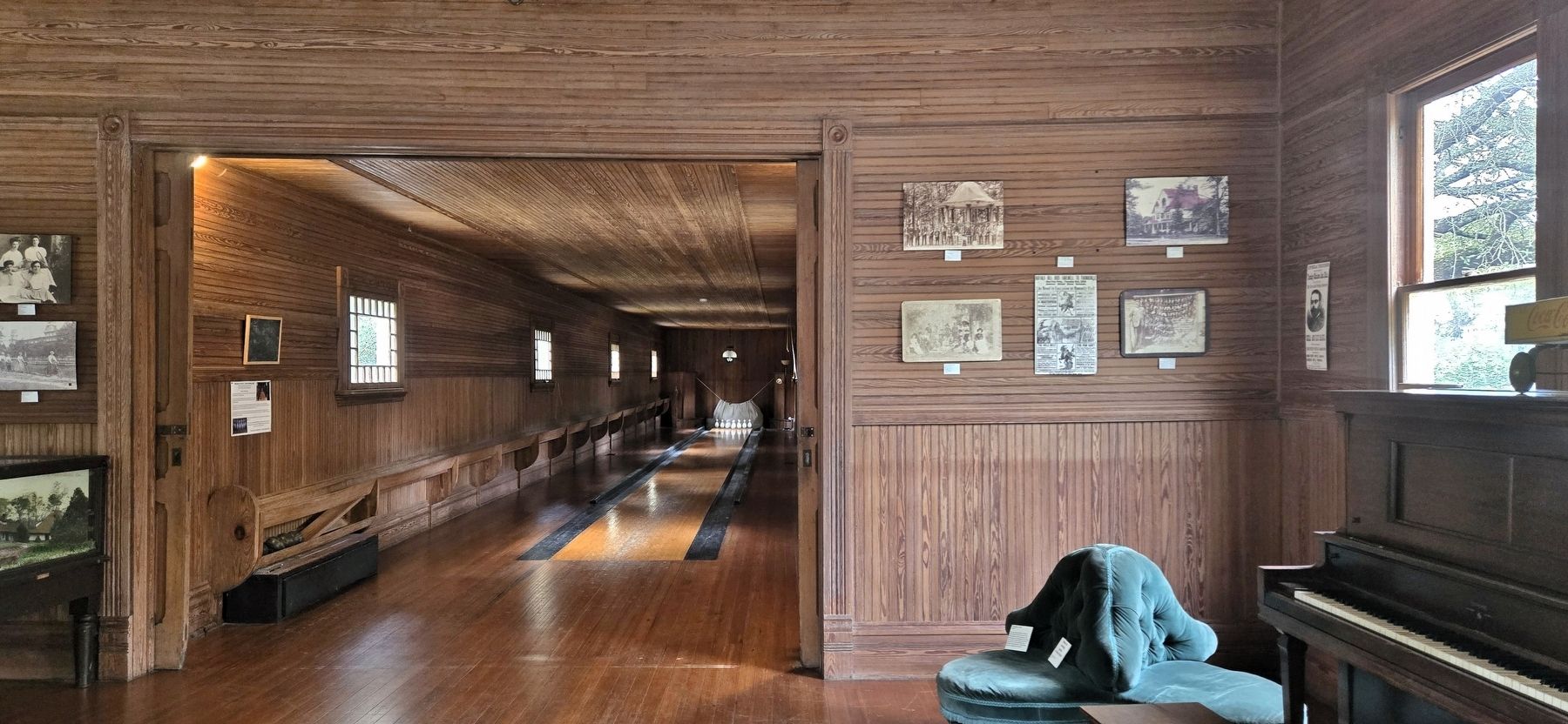O.C. Ewart Bowling Alley (<i>interior</i>). Click for full size. O.C. Ewart Bowling Alley (<i>interior</i>) image. Click for full size.