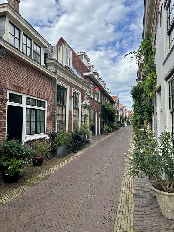 Hofje van Guurtje de Waal / Guurtje de Waal Almshouse - looking north on Lange Annastraat image. Click for full size.