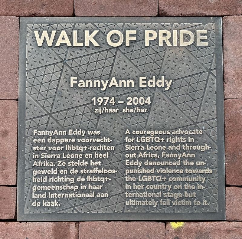 FannyAnn Eddy Marker. Click for full size. FannyAnn Eddy Marker image. Click for full size.