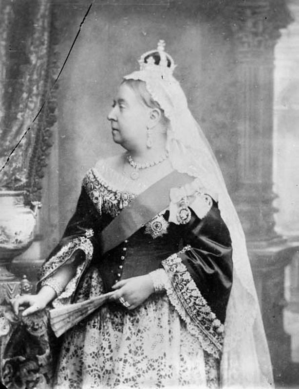 Queen Victoria in 1897. Click for full size. Queen Victoria in 1897 image. Click for full size.