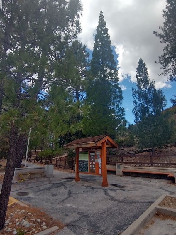 Chilao Visitor Center Marker. Click for full size. Chilao Visitor Center Marker image. Click for full size.
