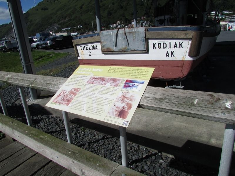 Kodiak’s Native Fishermen Marker. Click for full size. Kodiak’s Native Fishermen Marker image. Click for full size.