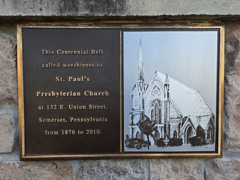 St. Paul's Presbyterian Church Marker image. Click for full size.