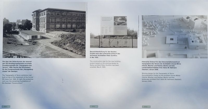 Verpflegungsbaracke der SS / SS Mess Hut Marker image. Click for full size.
