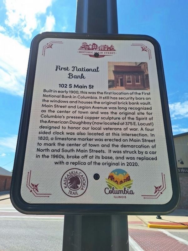First National Bank Marker. Click for full size. First National Bank Marker image. Click for full size.