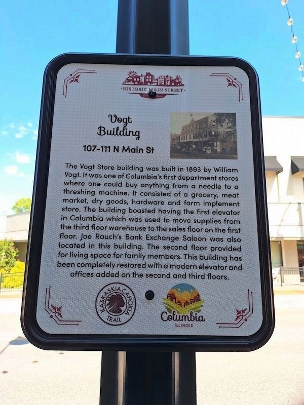 Vogt Building Marker image. Click for full size.