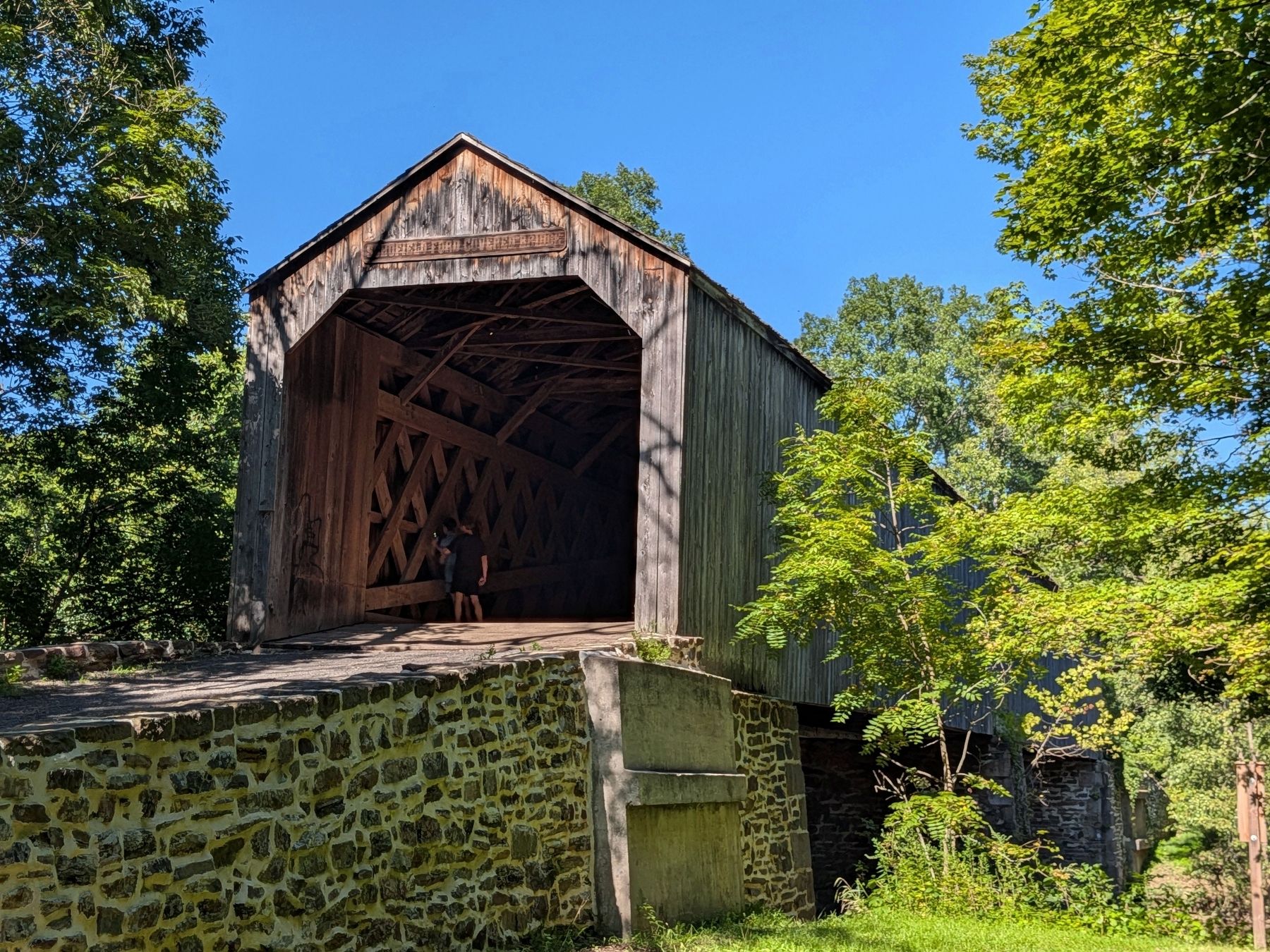 Schofield Ford Covered Bridge image. Click for full size.