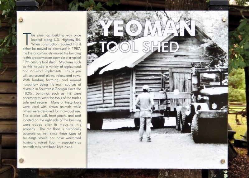 Yeoman Tool Shed Marker image. Click for full size.
