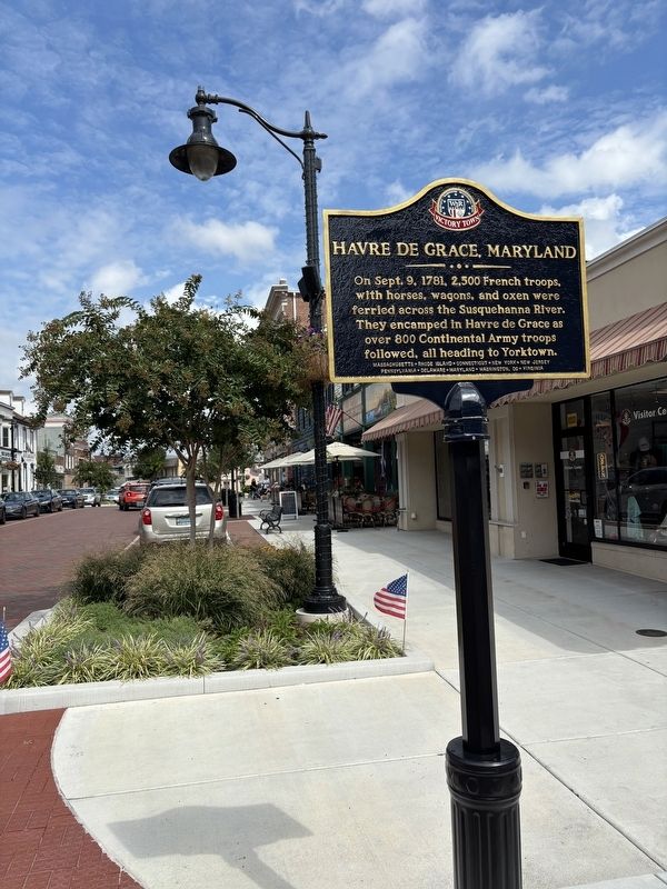 Havre De Grace, Maryland / March To Victory Marker. Click for full size. Havre De Grace, Maryland / March To Victory Marker image. Click for full size.