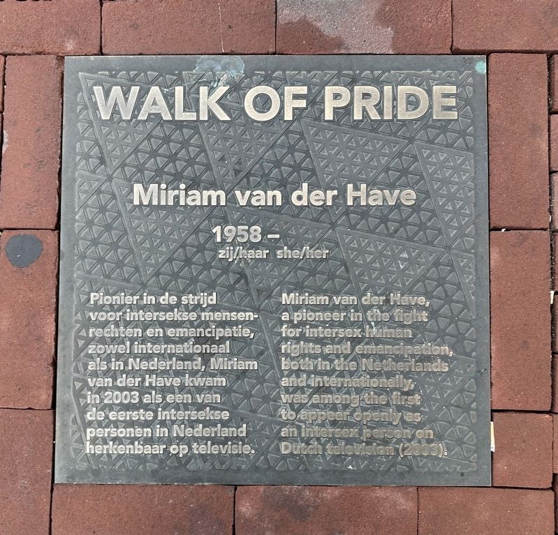 Miriam van der Have Marker image. Click for full size.