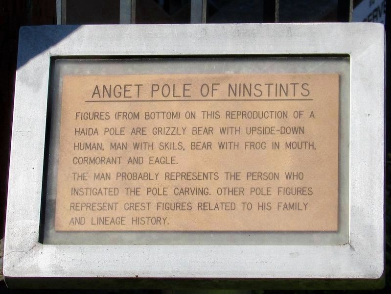 Anget Pole of Ninstints Marker. Click for full size. Anget Pole of Ninstints Marker image. Click for full size.
