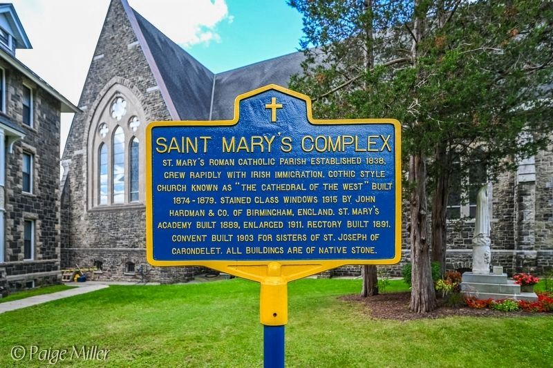 Saint Mary's Complex Marker. Click for full size. Saint Mary's Complex Marker image. Click for full size.