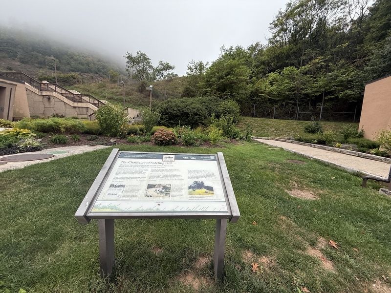 The Challenge of Sideling Hill Marker image. Click for full size.