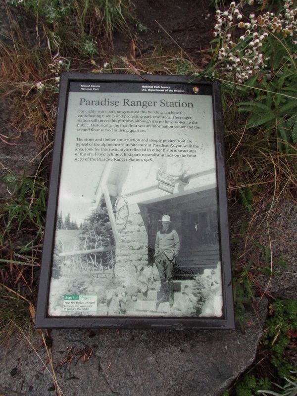 Paradise Ranger Station Marker image. Click for full size.