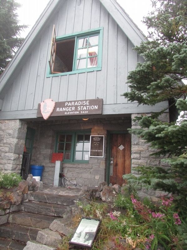 Paradise Ranger Station Marker image. Click for full size.