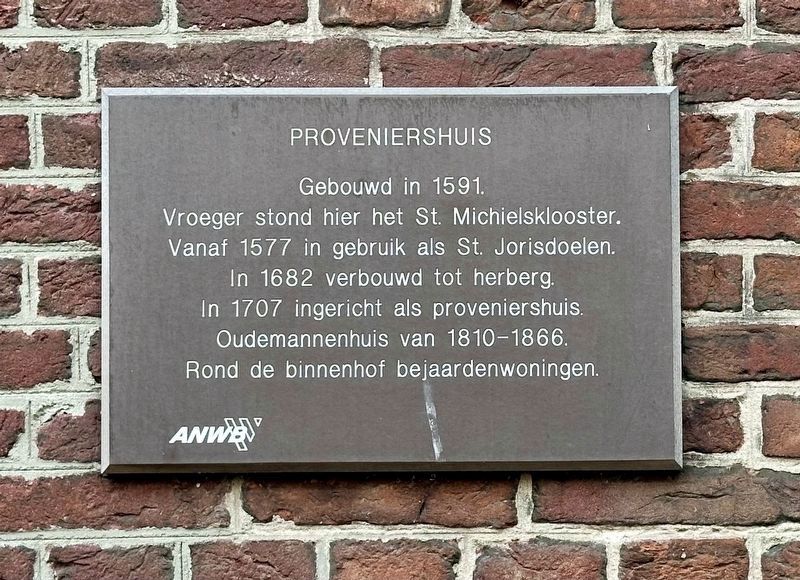 Proveniershuis / Home for Pensioners Marker image. Click for full size.
