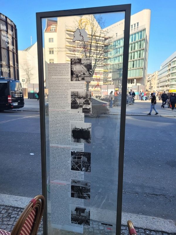 Checkpoint Charlie Marker. Click for full size. Checkpoint Charlie Marker image. Click for full size.