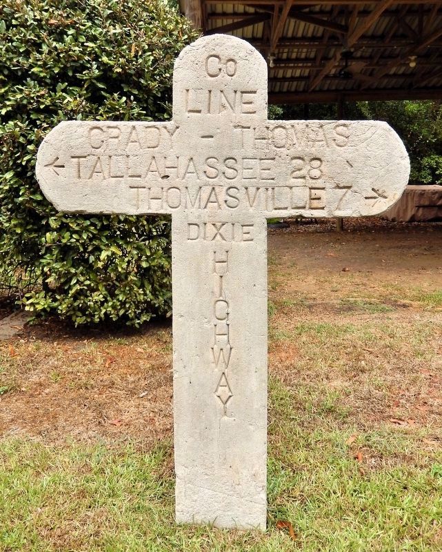 Dixie Highway Marker: Grady/Thomas County Line. Click for full size. Dixie Highway Marker: Grady/Thomas County Line image. Click for full size.