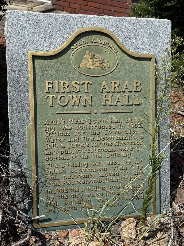 First Arab Town Hall Marker. Click for full size. First Arab Town Hall Marker image. Click for full size.