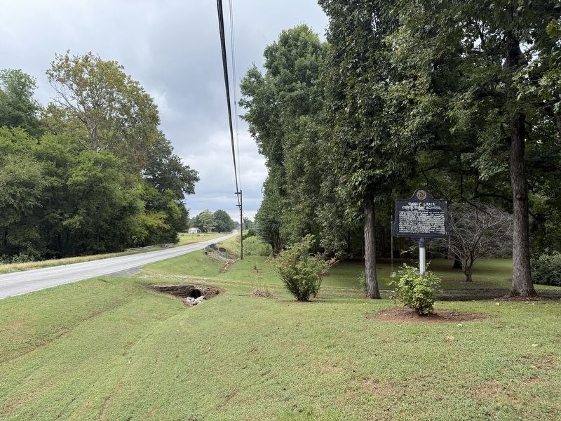 Caney Creek Chickasaw School Marker. Click for full size. Caney Creek Chickasaw School Marker image. Click for full size.