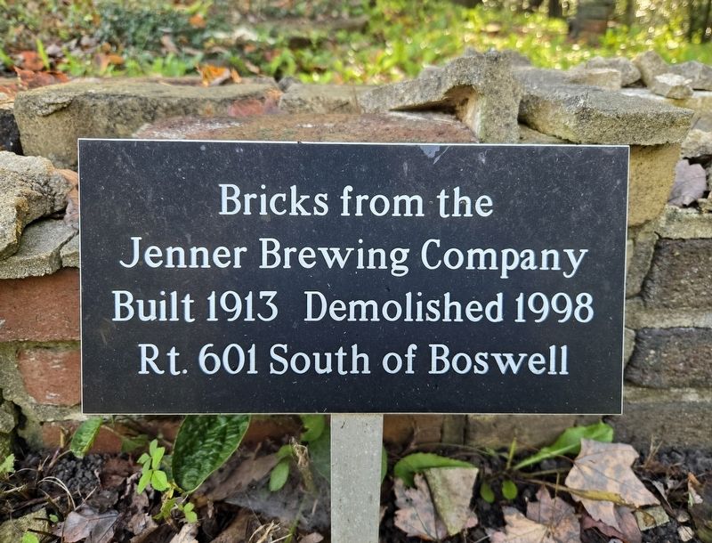 Jenner Brewing Company Bricks Marker. Click for full size. Jenner Brewing Company Bricks Marker image. Click for full size.