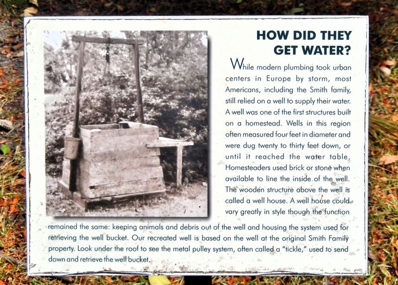 How Did They Get Water? Marker. Click for full size. How Did They Get Water? Marker image. Click for full size.