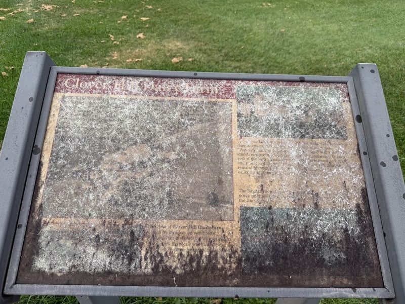 Clover Hill Dairy Farm Marker. Click for full size. Clover Hill Dairy Farm Marker image. Click for full size.