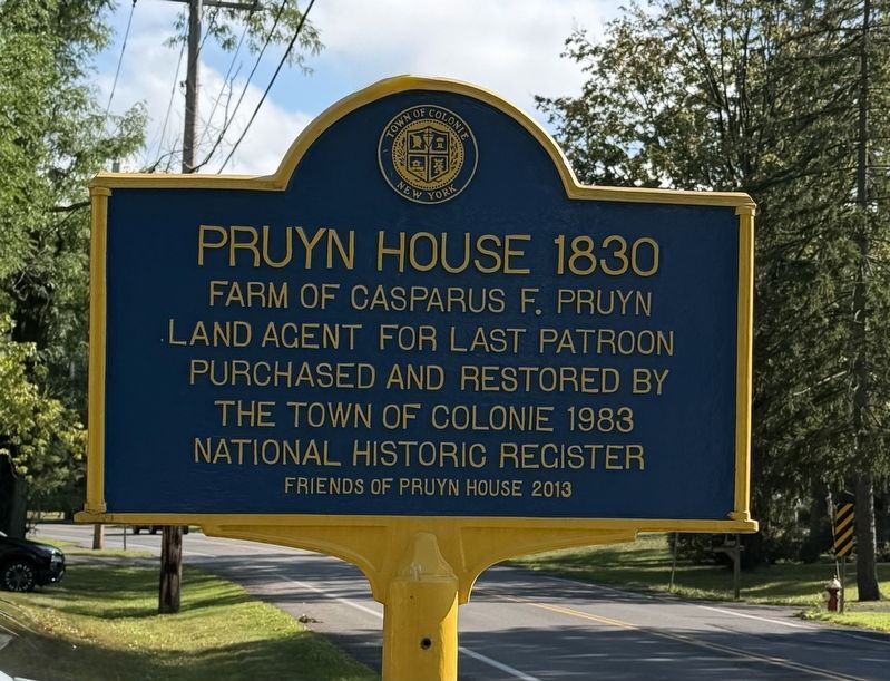 Pruyn House 1830 Marker. Click for full size. Pruyn House 1830 Marker image. Click for full size.